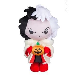 NWT Disney Villains Cruella De Vil 101 Dalmatians Halloween Door Greeter Gemmy